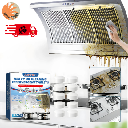 10 Pastillas Efervescentes de Limpieza Multiuso