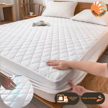 Cubre Colchón Impermeable – Bloquea Derrames