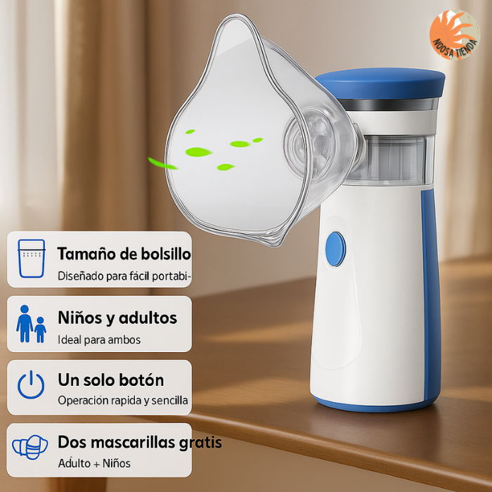 Nebulizador Portátil – Respira Mejor en Minutos