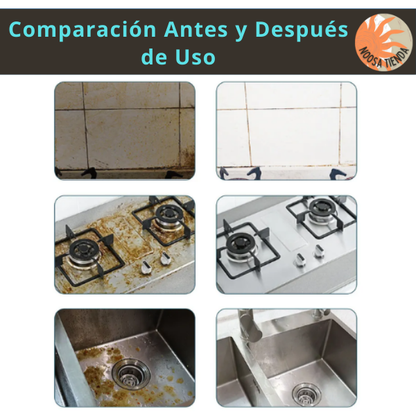 10 Pastillas Efervescentes de Limpieza Multiuso