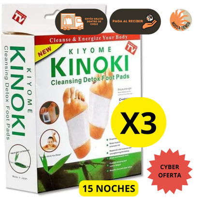 Pack Parches KINOKI™ Pack x30 X60 X90 unidades