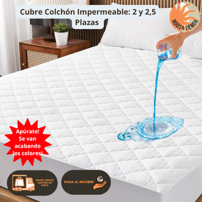Cubre Colchón Impermeable – Bloquea Derrames